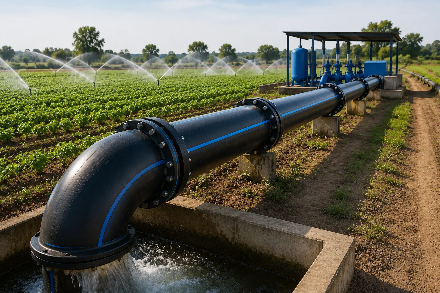HDPE Pipes (125mm – 225mm) — 125mm, 140mm, 160mm, 180mm, 200mm, 225mm | TARKO