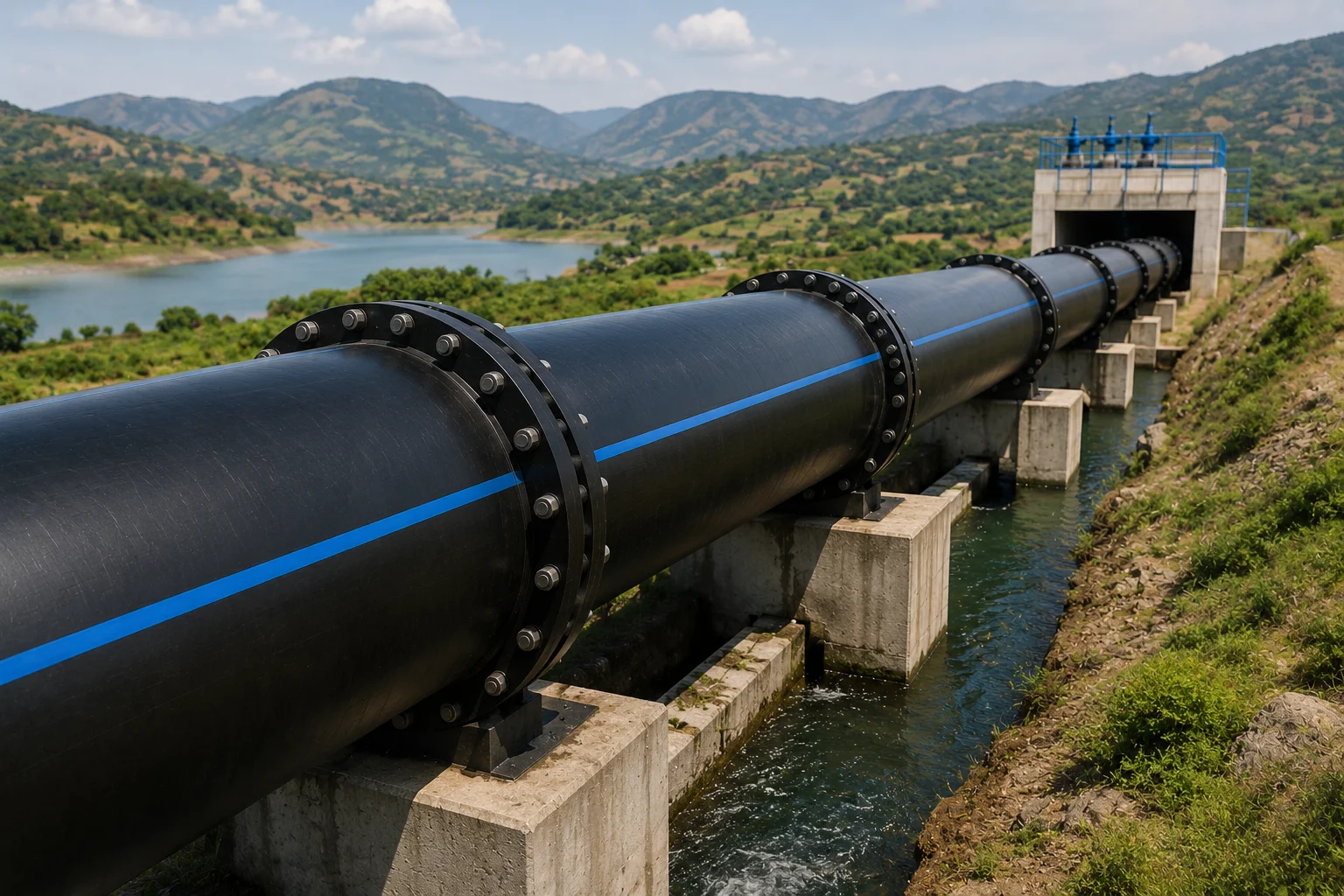HDPE Pipes (400mm – 630mm) — 400mm, 450mm, 500mm, 560mm, 630mm | TARKO